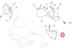 Aprilia Handguard Left Pegaso 650