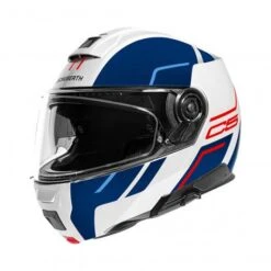 Schuberth C5 Master Motorhelm 9 Schuberth C5 Master Motorhelm -Winkel Voor Motoraccessoires C5 master wit blauw voorzijde a9da