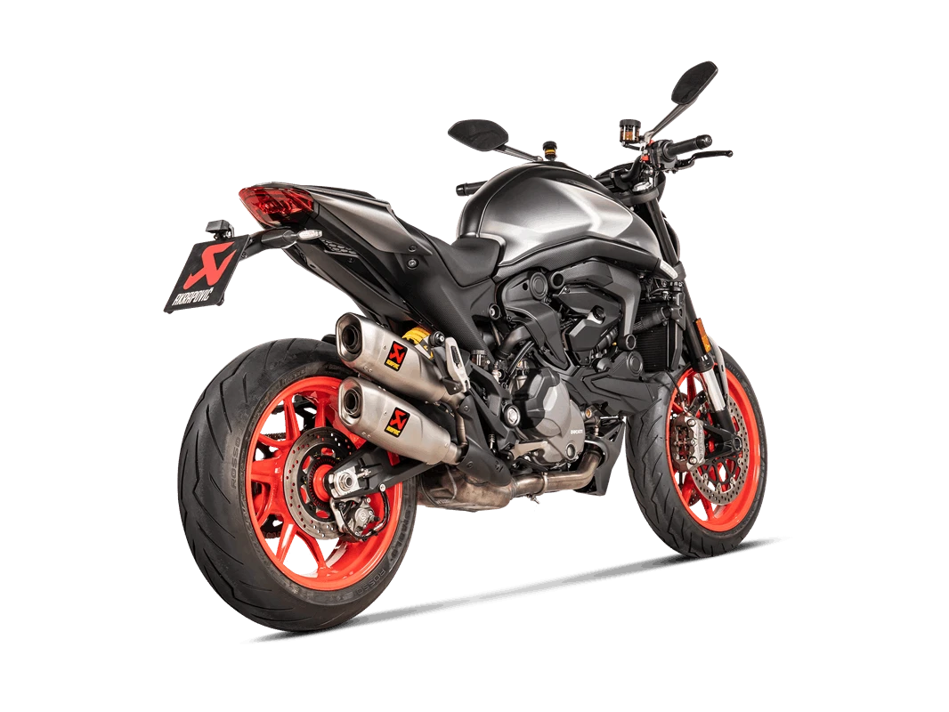 Akrapovic Slip-on Line (Titanium) Ducati Monster 2 Akrapovic Slip-on Line (Titanium) Ducati Monster - Afbeelding 2