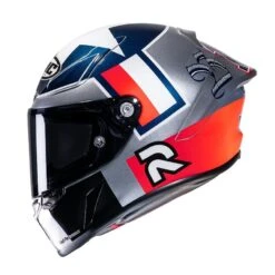 HJC RPHA 1 Ben Spies Silver Star Motorhelm -Winkel Voor Motoraccessoires hjc rpha 1 ben spies silver star 5014
