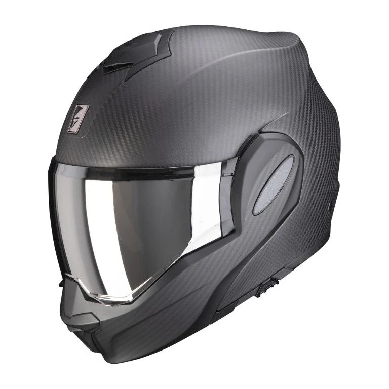 Scorpion Exo-Tech Evo Carbon Solid Motorhelm - Afbeelding 2